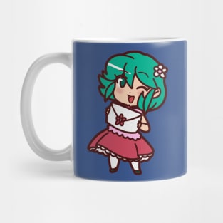 Cute Green Haired Girl Mug